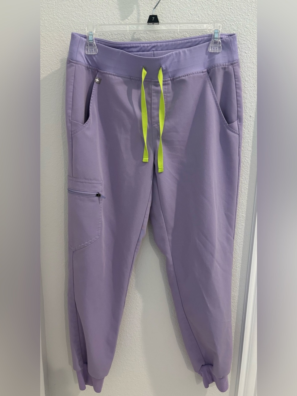 FIGS Women's Lavender Dew Zamora™ - Petite Jogger Scrub Pants - M - Petite